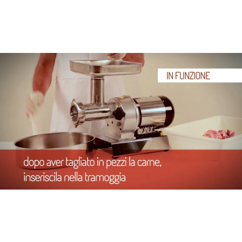 TRE SPADE TC-32 Inox 2HP húsdaráló akár 320kg/óra