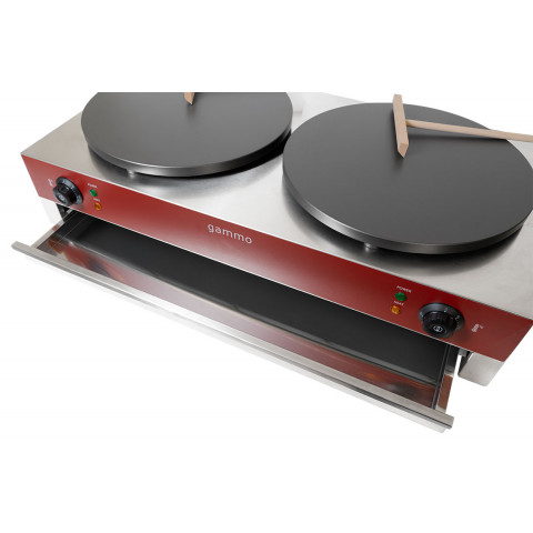 GAMMO dupla elektromos palacsintasütő 2x 40cm