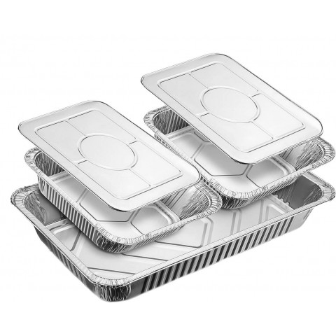 GAMMO eldobható chafing tál 2x GN 1/2 - 6 db-os szett