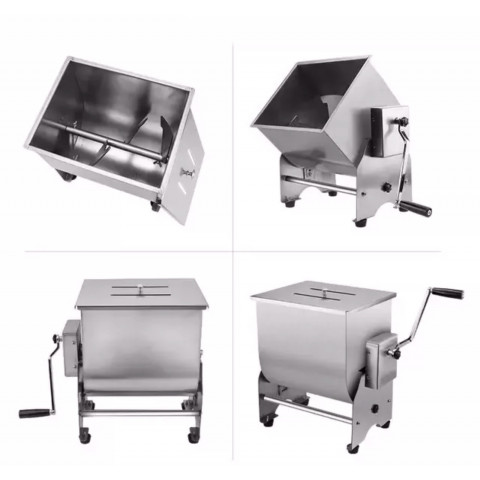 GAMMO kézi húsmixer billenő tállal - 30 L/25 kg hús