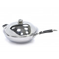 MAXIMA Inox fedő indukciós wok serpenyőhöz 36cm