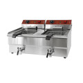 GAMMO elektromos dupla olajsütő leeresztő csappal 16+16 literes 5+5 kW