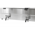GAMMO elektromos dupla olajsütő leeresztő csappal 16+16 literes 5+5 kW