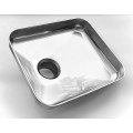 TRE SPADE inox adagoló tálca húsdarálóhoz