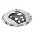 MAXIMA Inox fedő indukciós wok serpenyőhöz 36cm - SZÉPSÉGHIBÁS