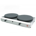 SAMMIC CG-240 dupla gázüzemű palacsintasütő 2x 40cm